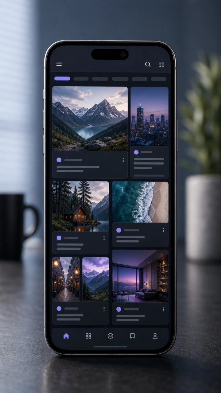 Grid Layout Mockup