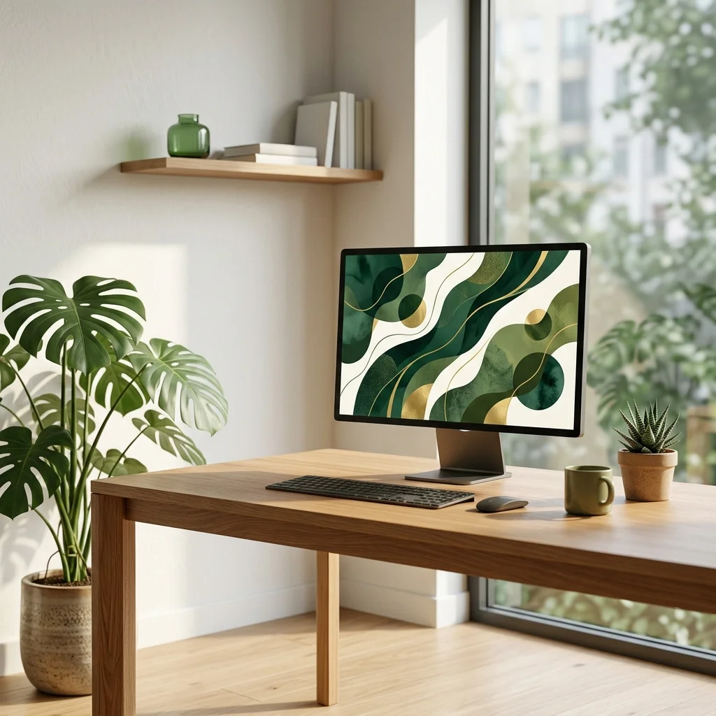 Minimalist Office Environment